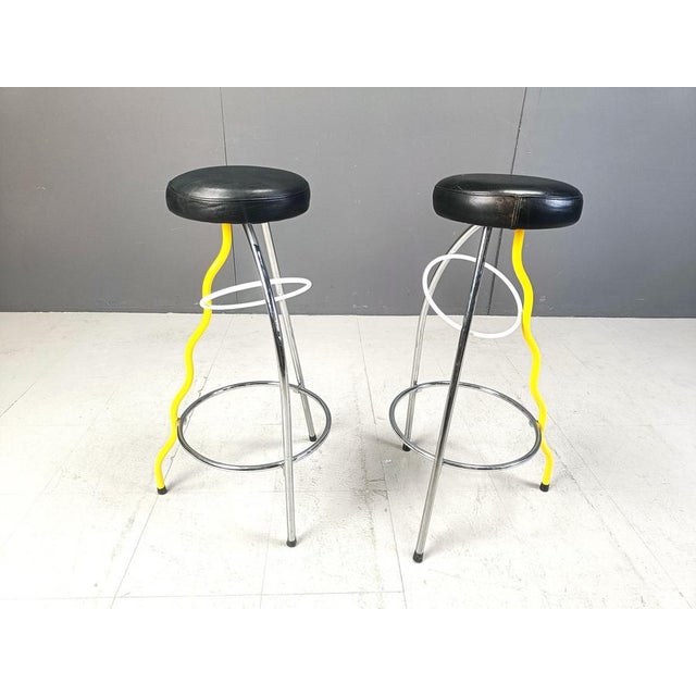 Duplex Stools by Javier Mariscal for BD, 1980s, Set of 2 For Sale - Image 8 of 10