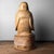 Wood Japanese Hotei Laughing Buddha Carved in Birch Wood, 1950s For Sale - Image 7 of 14