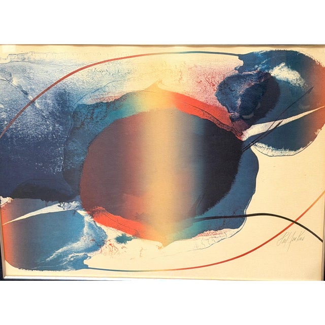 Signed Paul Jenkins “Phenomena Open Light” Abstract Expressionist Lithograph For Sale - Image 4 of 11