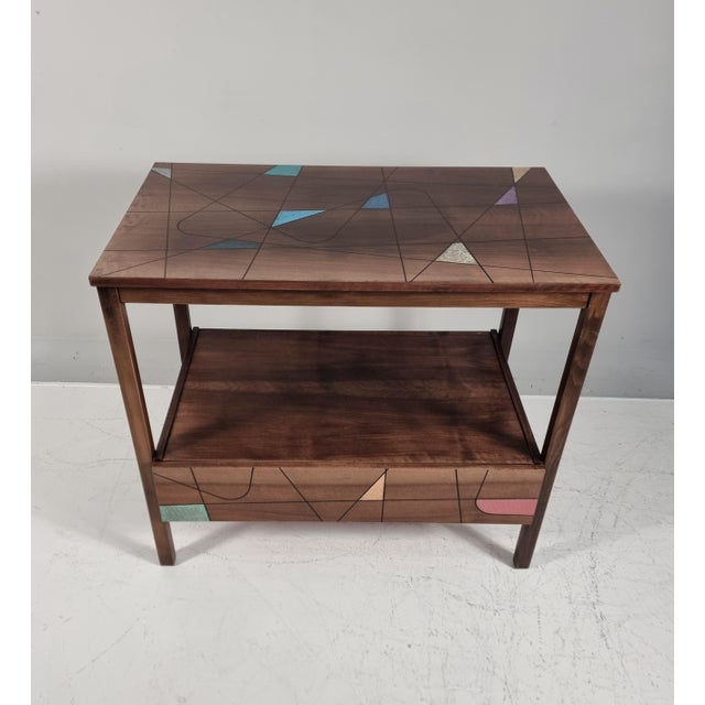 Vintage Table in Beech, 1960s For Sale - Image 12 of 12