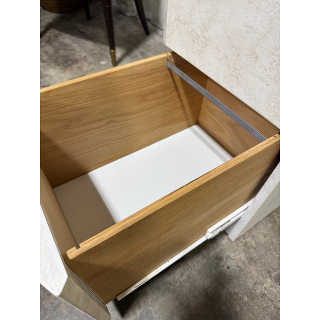 1980s Lane Post Modern Glass Top Desk For Sale - Image 5 of 11