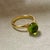 Contemporary Syna Yellow Gold Medium Peridot Ring For Sale - Image 3 of 4