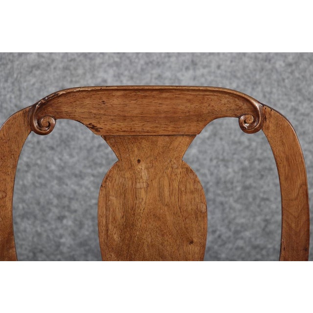 Antique Baroque Chairs in Walnut, 1800, Set of 2 For Sale - Image 10 of 18