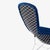 Early Knoll Bertoia Bird Chair in Gloss White & Raf Simons Kvadrat Wool Bouclé For Sale - Image 9 of 12