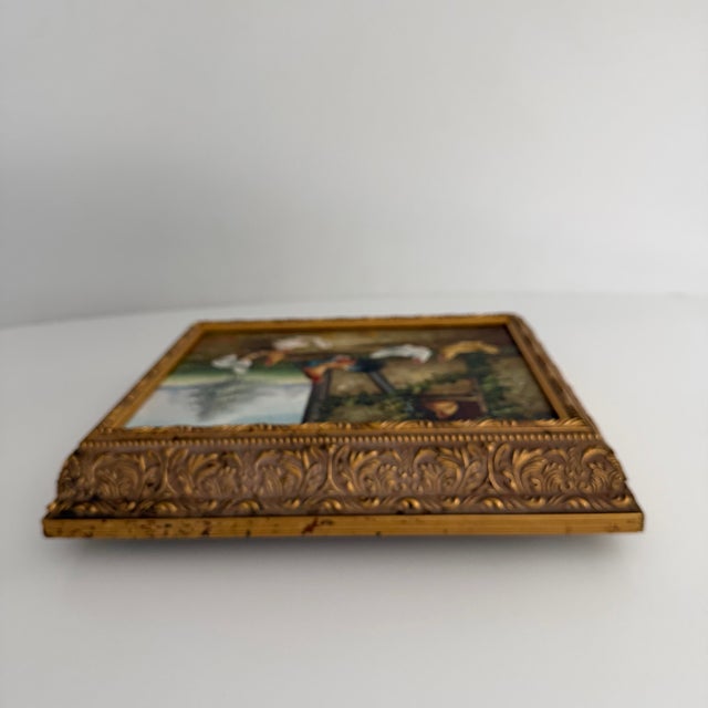 Paint 20th Century Chicken Painting For Sale - Image 7 of 10