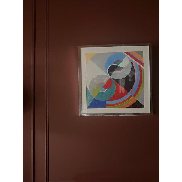 Sonia Delaunay After Sonia Delaunay, Rythme Couleur No. 1076, Paper and Silver For Sale - Image 4 of 9