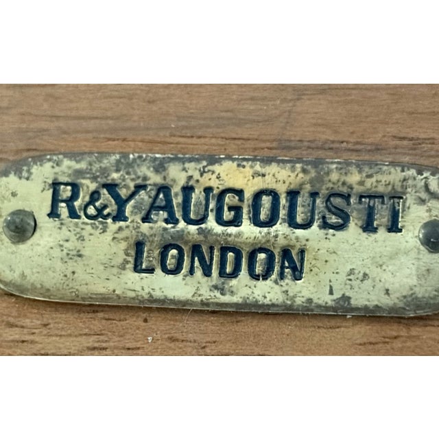 Mid-Century Modern Vintage R&y Augousti Shagreen & Glass Coffee Table For Sale - Image 3 of 4