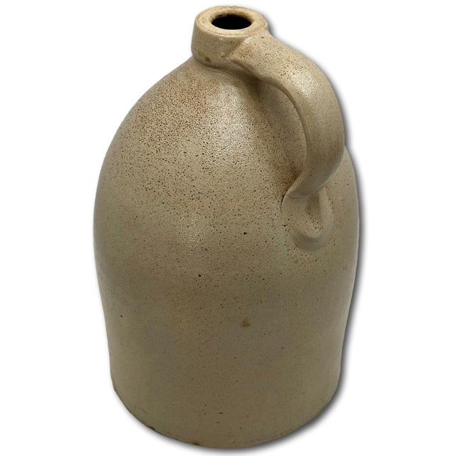 Excellent Antique American 2 Gallon Blue Decorated Stoneware Jug by F B Norton & Co. Worcester Massachusetts 1880s For Sale - Image 14 of 18
