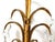 Pair of Vintage Italian Gold Gilt Tole Wall Sconces With Crystal Prisms – Hollywood Regency / Florentine For Sale In Houston - Image 6 of 9