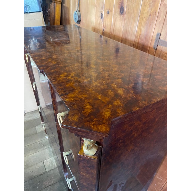 John Widdicomb Late 20th Century Art Deco Style Lacquered Chest of Drawers For Sale - Image 4 of 12