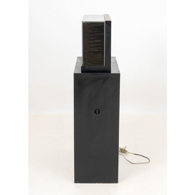 Black Stanley Landsman "Starry Night" Lightbox Sculpture For Sale - Image 8 of 9