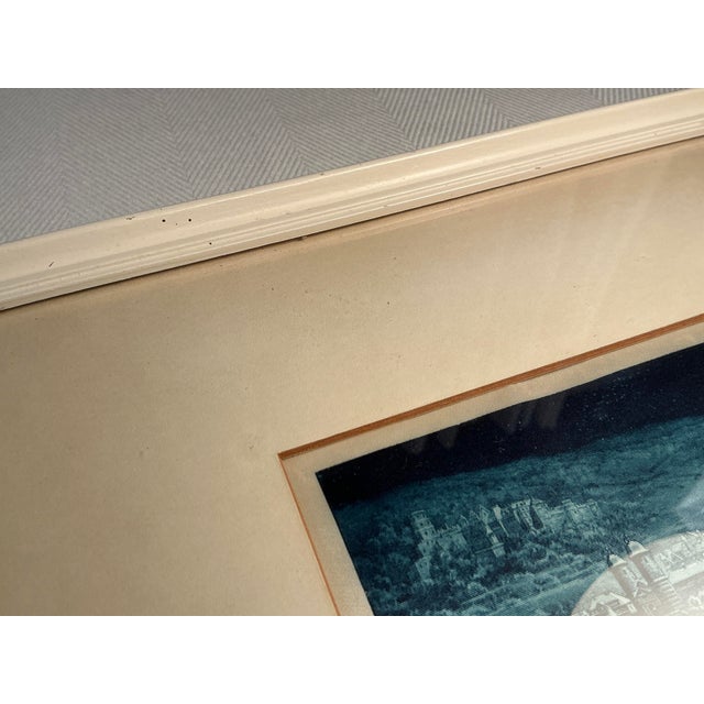 Mid 20th Century Framed Silk Engraving of Nuremberg After Ernst Geissendorfer - Set of 2 For Sale - Image 12 of 12