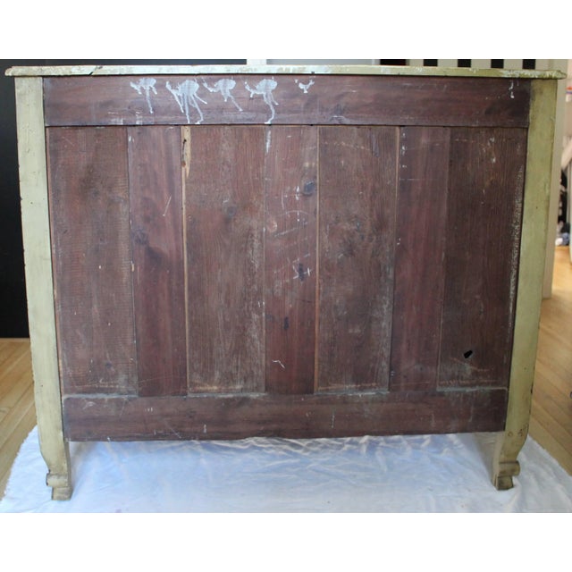 Beige 19th Century Painted Cabinet For Sale - Image 8 of 11