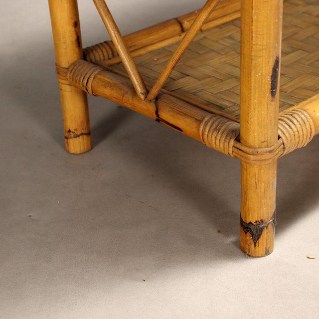 Vintage Bookcase in Bamboo, 1980s For Sale - Image 5 of 9