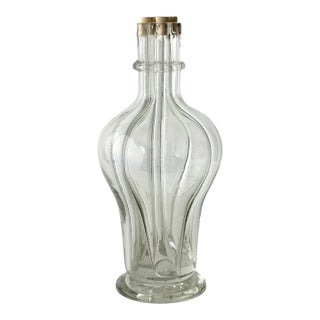 Midcentury French 4 Chamber Decanter For Sale