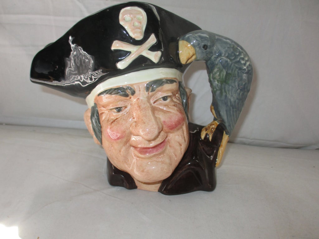 1951 Vintage Royal Doulton Long John Silver Character Toby Jug 
