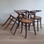 Bentwood Dining Chairs with Rattan Seats from Cosmos, 1930s, Set of 4 For Sale - Image 3 of 11