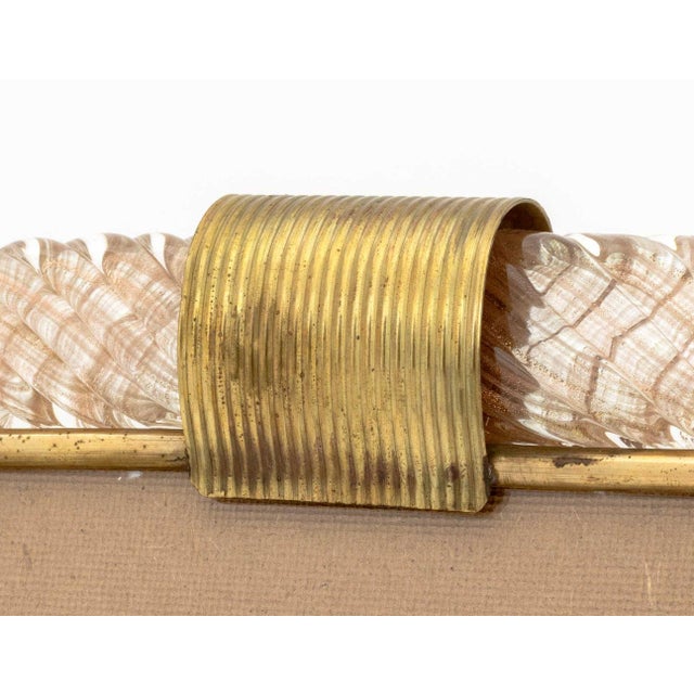 Barovier & Toso Barovier & Toso Murano Glass Picture Frame For Sale - Image 4 of 7