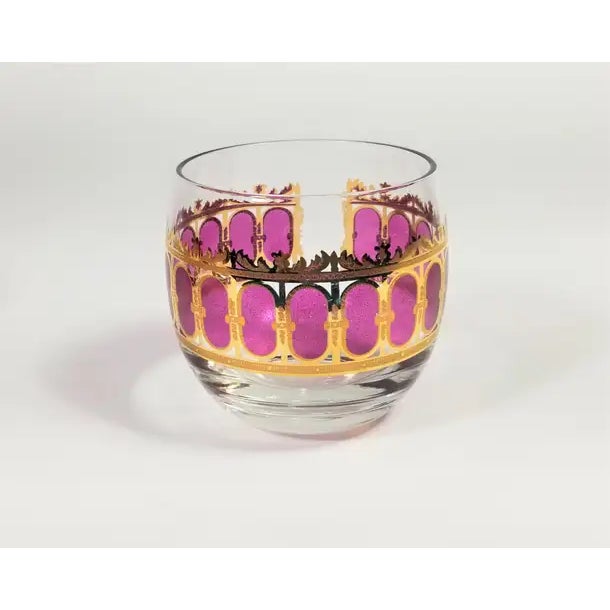 Culver Ltd. Mid 20th Century Culver 22k Gold Glassware Barware Midcentury Set of 4 For Sale - Image 4 of 13