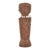 Early 20th Century Tabwa Miniature Wood Doll For Sale