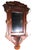 Victorian Eastlake Aesthetic Movement Wall Mirror Hat Rack C. 1880's For Sale - Image 11 of 15