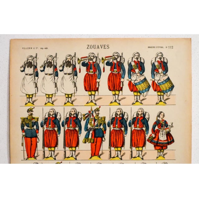 Date: 1880s-1890s Size: 11.5 x 15.5 inches Printer: Pellerin et cie. About this poster: Imagerie d'Épinal was a print...