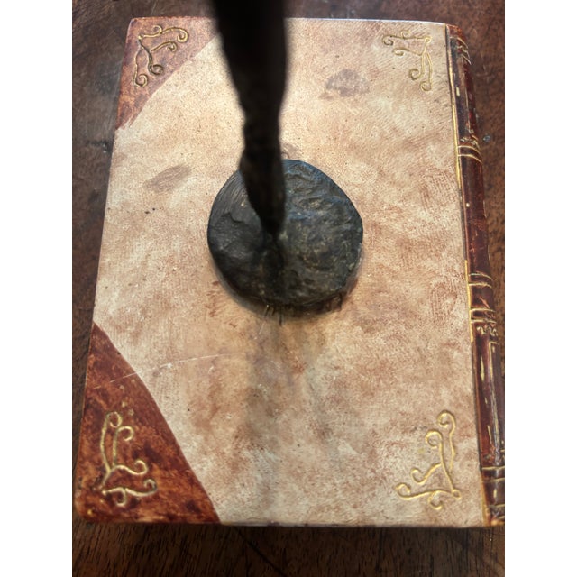 Maitland Smith Bronze of a Ballerina on a Book For Sale - Image 13 of 14
