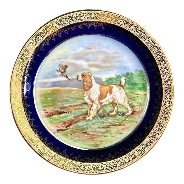 Porcelain Plate by A. P. Andre Prevot, Limoges, France, 1950s For Sale - Image 10 of 10
