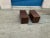 1990s Modern Walnut Low Profile End Tables - Set of 2 For Sale - Image 9 of 9