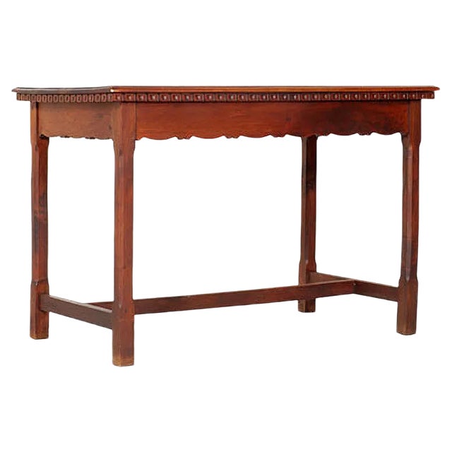 Austrian Solid Walnut Art Nouveau Table from Wiener Werkstätte, 1900s For Sale