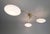 Not Yet Made - Made To Order Trio Angolo Polished Brass Glossy White Glass Flush Mount by Fabio LTD For Sale - Image 5 of 7