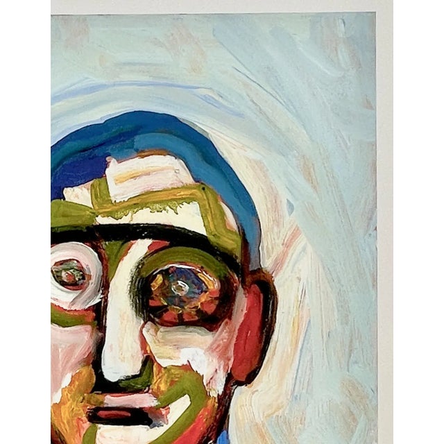 “Irony” Portrait Giclee Print of an Impressionist Oil Painting by Joao De Brito - For Sale - Image 4 of 9