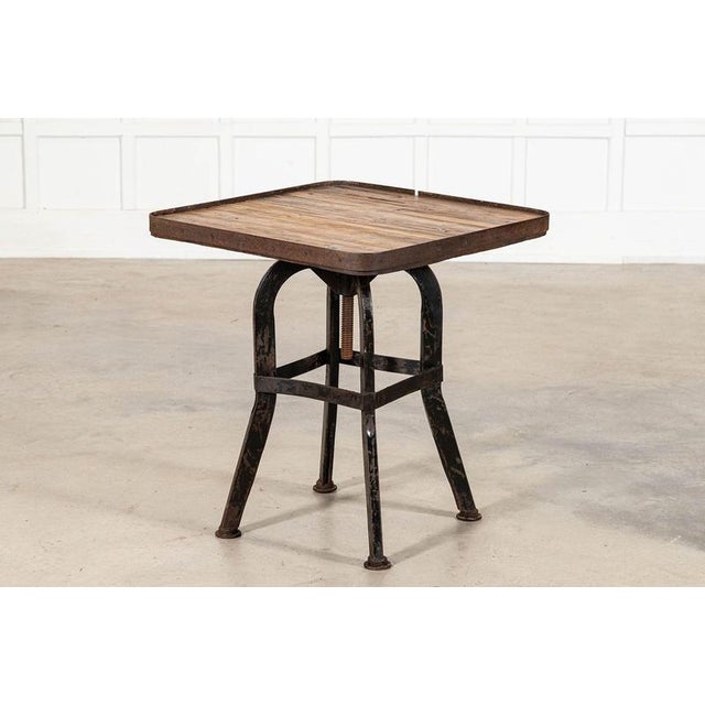 19th Century English Iron and Pine Artist Sculpture Stand, 1890 For Sale - Image 13 of 14
