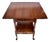 Mid-Century Modern Bar Cart by John Stuart, Cherry & Brass, 1960s For Sale