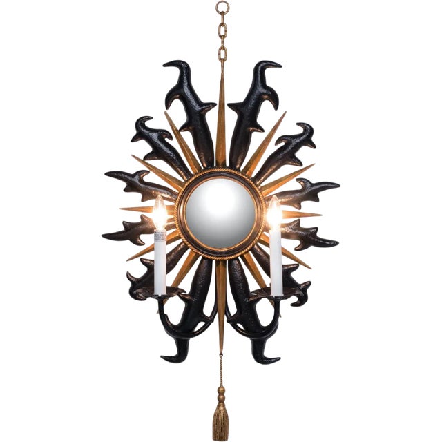 Tony Duquette for Maitland-Smith Eclipse Wall Sconce For Sale