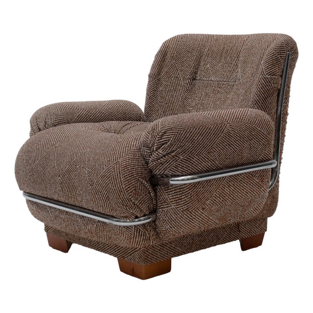 Vintage Space Age Tubular Chair, 1970s For Sale
