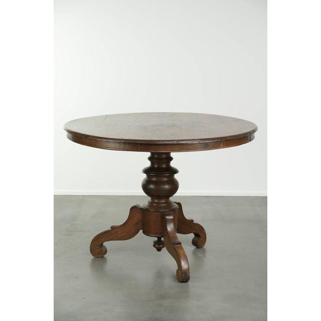 Rustic Wooden Dining Table For Sale - Image 4 of 11
