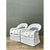 Nautical Vintage Lexington Braided White Rattan Lounge Chairs - A Pair For Sale - Image 3 of 12