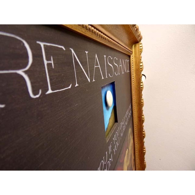 Markus Pierson "A Renaissance" Mix Media on Panel W/Custom Framed Hand Signed For Sale - Image 4 of 8