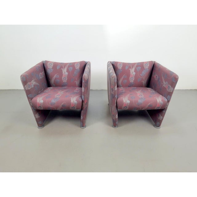 Vintage Postmodern Club Chairs, 1980, Set of 2, in Very Good conditions. Designed 1980 to 1989