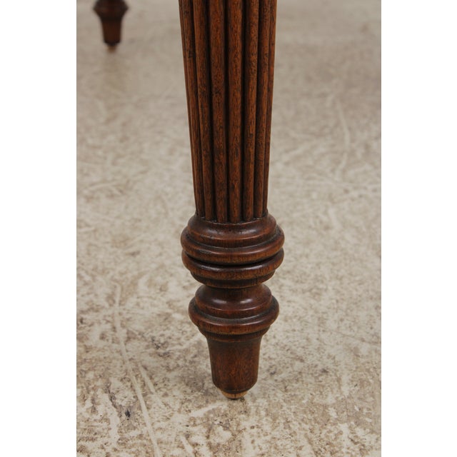 Maitland Smith Leather Top Game Table For Sale - Image 16 of 18