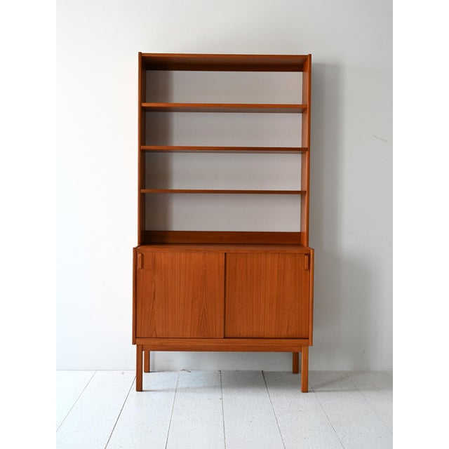 Scandinavian Bookcase in Teak by Bertil Fridhagen for Bodafors, 1960s For Sale - Image 10 of 10