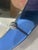 Art Deco Style Round Cobalt Blue Glass Wall Mirror For Sale In Cincinnati - Image 6 of 7