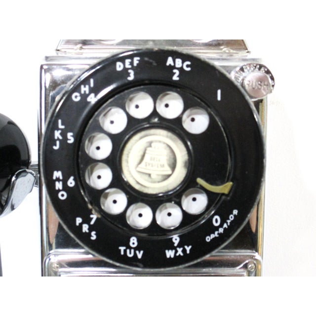 Vintage Western Electric Chrome Bell Telephone Pay Phone For Sale In Cincinnati - Image 6 of 13