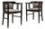 19th Century France Art Nouveau Black Wood Armchair For Sale