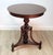 Victorian Antique English Victorian Mahogany Round Occasional Side Table, Circa 1890 For Sale - Image 3 of 7