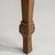 19th Century France Golden Oak Fluted-Leg Marble-Top Side Table For Sale - Image 9 of 11