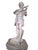 Grand Tour Alabaster Sculpture of Young Mozart Playing The, 1850, Alabaster For Sale - Image 6 of 17