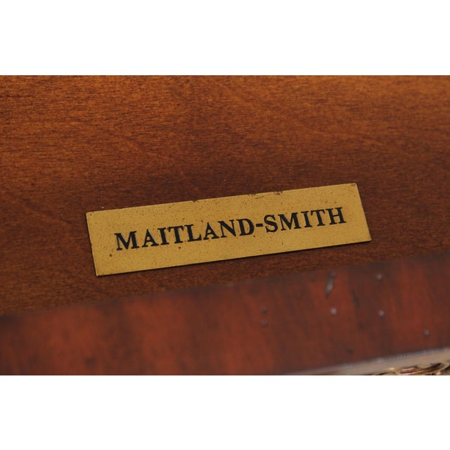Maitland Smith French Empire Leather Top Desk For Sale - Image 18 of 18