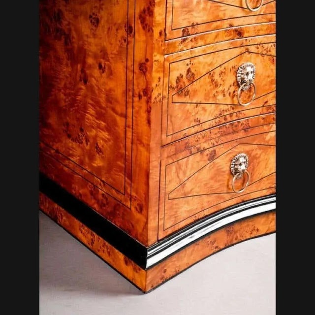 Wood 20th Century English Style Writing Table in Beech For Sale - Image 7 of 13